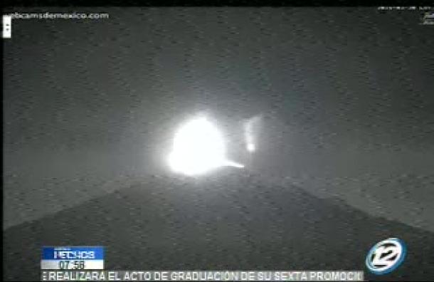 México: Volcán Popocatépetl registra actividad explosiva